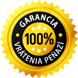 100% garancia vrátenia peňazí!