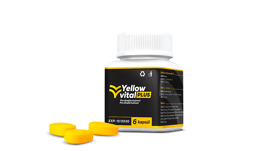 Yellow vital Plus - 6 kapsúl len za 25,90 €